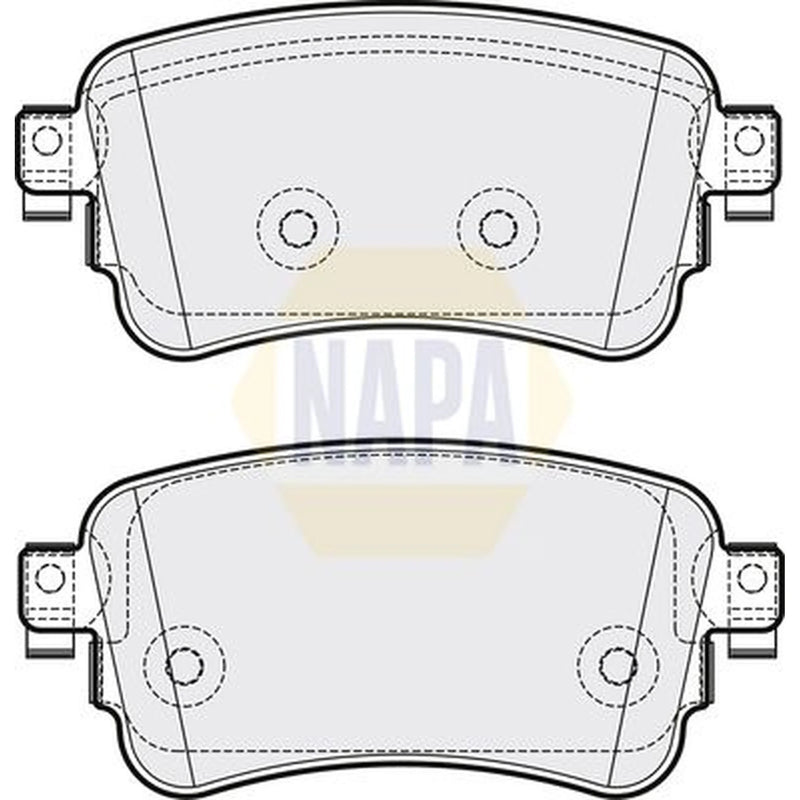 NAPA Rear Brake Pad Set NBP1205
