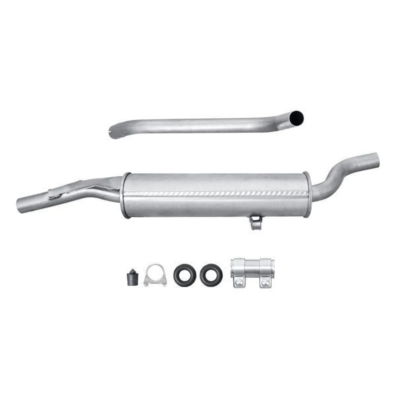 Hella End Silencer Rear fits VW Polo 1987-1994 1.0 1.3