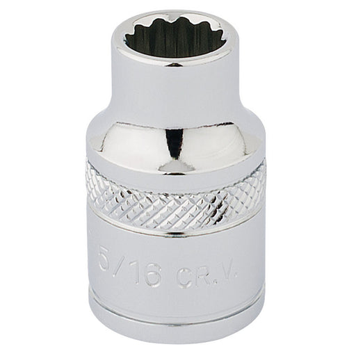 Draper HI-TORQ 12 Point Socket, 3/8" Sq. Dr., 5/16" 49016 Draper - Dynamic Drive
