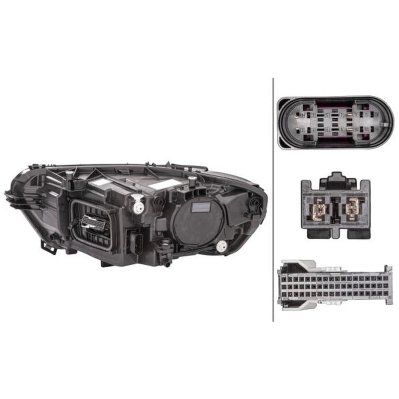 Hella Headlight Headlamp LED Right fits Mercedes-Benz Cla 2019-2020