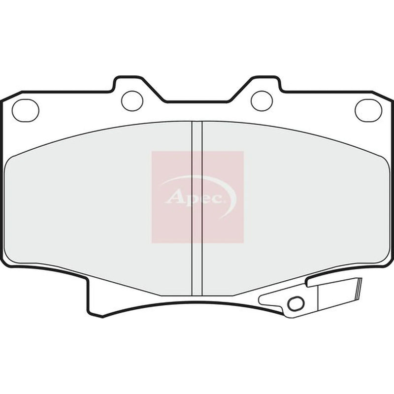 Apec Front Brake Pad Set PAD861