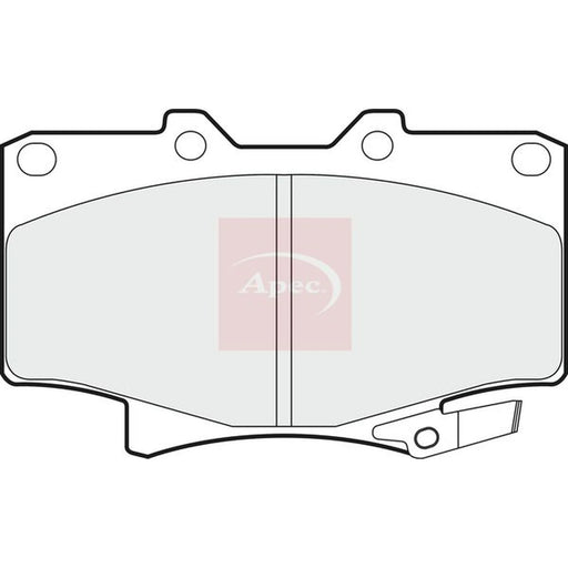 Apec Front Brake Pad Set PAD861