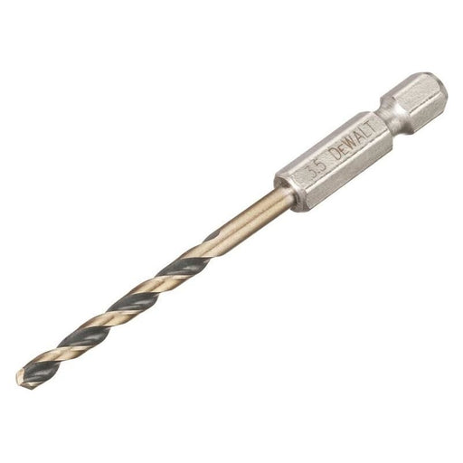 Dewalt Power Tools BLACK&GOLD Hex HSS-G Drill Bit 3.5mm DeWALT Power Tools - Dynamic Drive