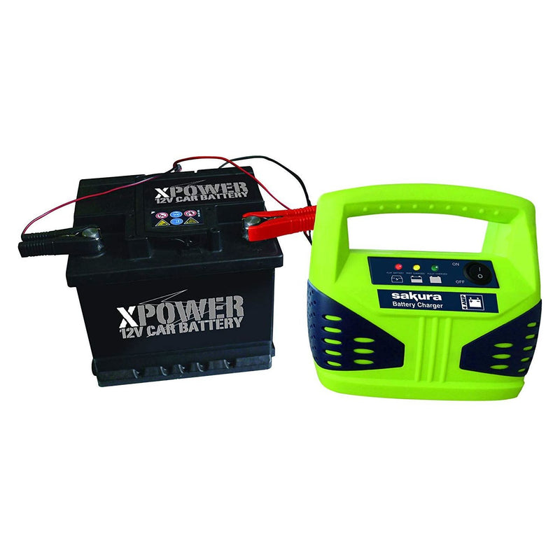12 Volt 4 Amp Car Battery Charger up to 1.2L Sakura - Dynamic Drive