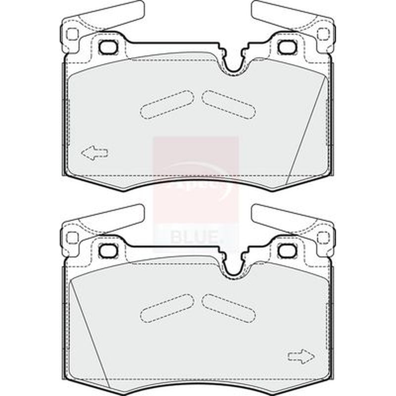 Apec Front Brake Pad Set fits Mini Mini 2006-2015