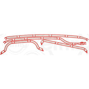 Elring Oil Sump Gasket Set Wide Thick 381.981