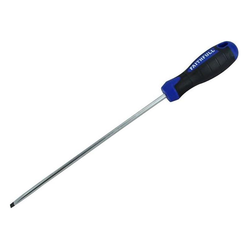 Faithfull Soft Grip Screwdriver Parallel Slotted Tip 5.5 x 200mm Faithfull - Dynamic Drive