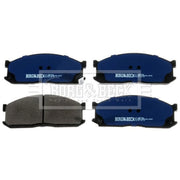 Borg & Beck Front Brake Discs & Pads fits Mazda Bongo Friendee Bus 1995-1999 2.0