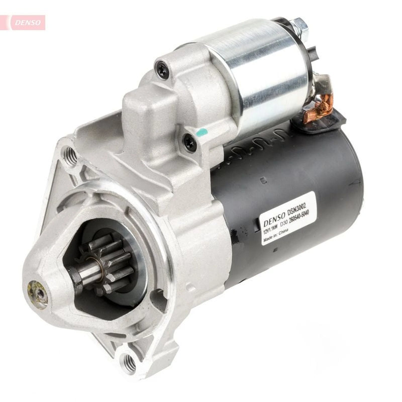 Denso Starter Motor 12V 1.1kW 10 Teeth fits Ford Fiesta V 2001-2008 1.3