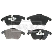 Borg & Beck Front & Rear Brake Discs & Pads fits Audi A1 2010-2018 1.4 1.6 2.0