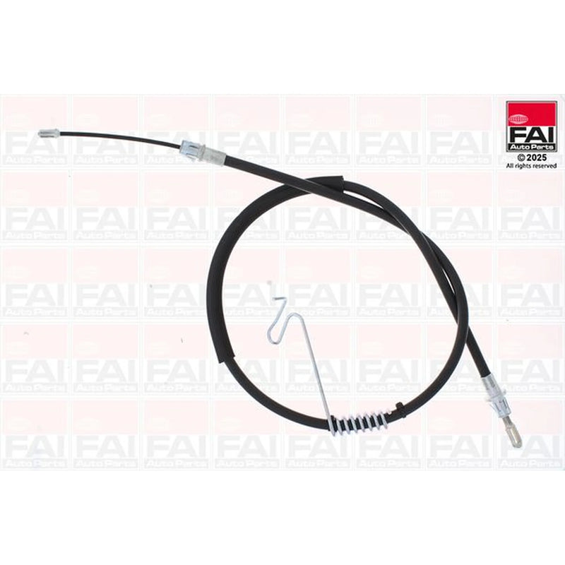 FAI Handbrake Cable Right Rear fits Ford Transit Platform 2006-2014 2.2 2.4 3.2
