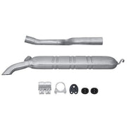 Hella End Silencer Rear fits Mercedes-Benz 124 T-Model 1986-1993