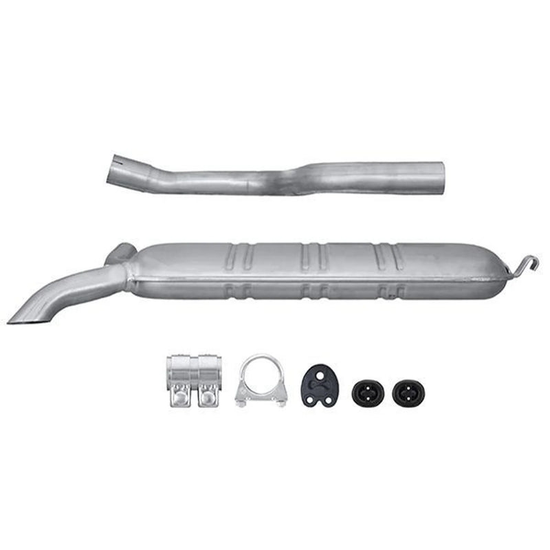 Hella End Silencer Rear fits Mercedes-Benz 124 T-Model 1986-1993
