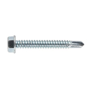 Sealey Self Drilling Screw 6.3 x 50mm Hex Head Zinc Pack of 100 SDHX6350 Sealey - Dynamic Drive