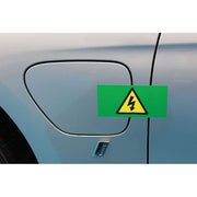 Laser High Voltage Self-Adhesive Label 150 x 75mm 12pc 7561 Laser Tools  - Dynamic Drive