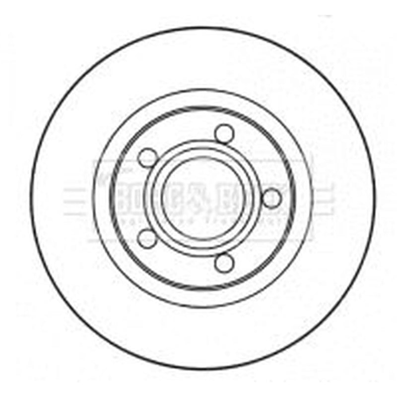 Borg & Beck Front & Rear Brake Discs & Pads fits VW Phaeton 2002-2016 3.0 3.2