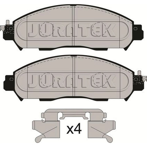 Juratek Front Brake Pad Set fits Nissan Leaf 2017 on
