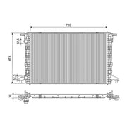 Valeo Engine Radiator 701292