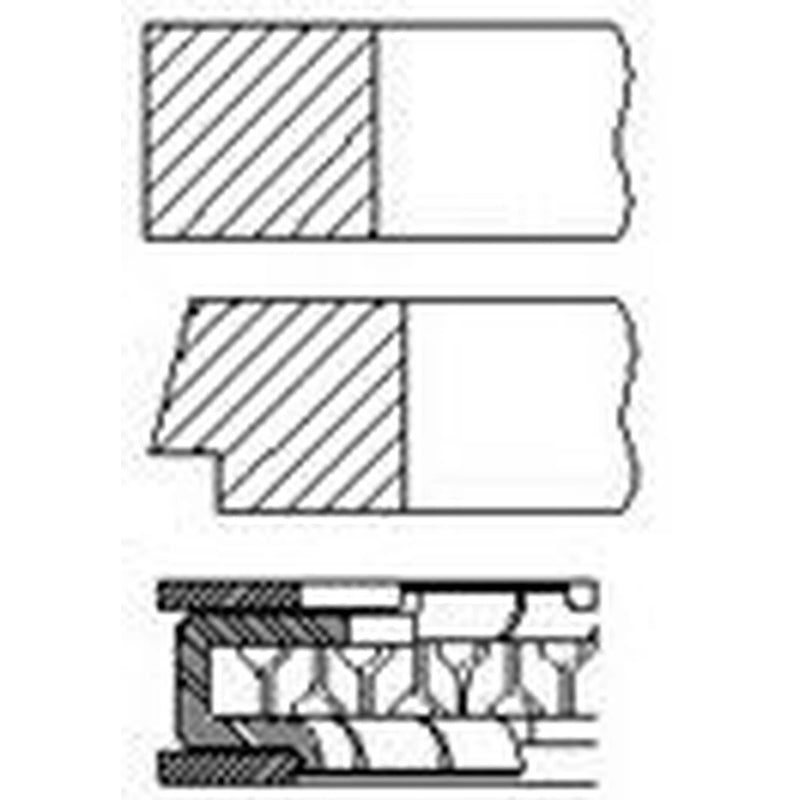 FAI Piston Ring Kit (1CYL) PR26-050 PR26-050