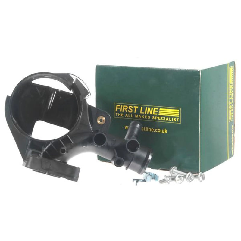 First Line Coolant Flange Housing Connector fits Mercedes-Benz C-Class 2008-2018