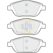 NAPA Front Brake Pad Set fits Citroën C3 Aircross I 2017-2018 1.2 1.5 1.6