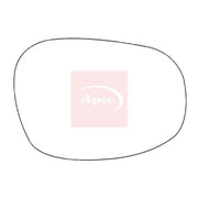 Apec Exterior Wing Mirror Glass Right fits BMW 3 2004-2011