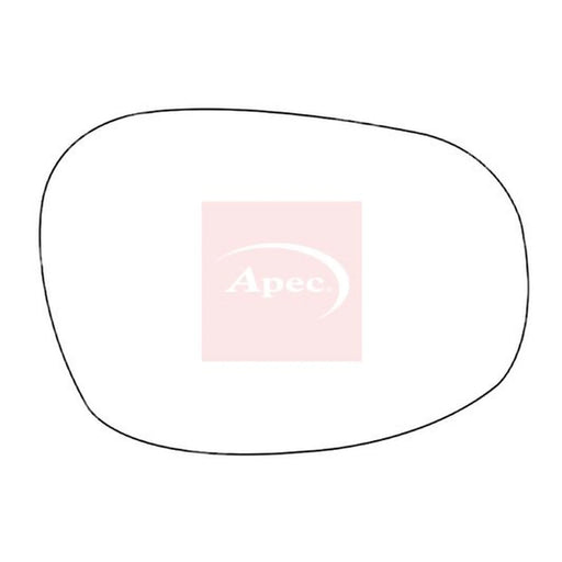 Apec Exterior Wing Mirror Glass Right AMS2796A