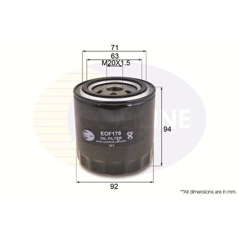 Comline Engine Oil Filter EOF178