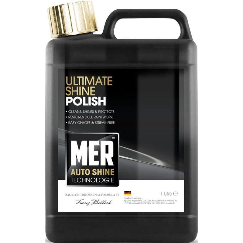 Mer NEW Ultimate Shine Car Polish Auto Technology Professional Wax 1 Litre Mer Ast  - Dynamic Drive
