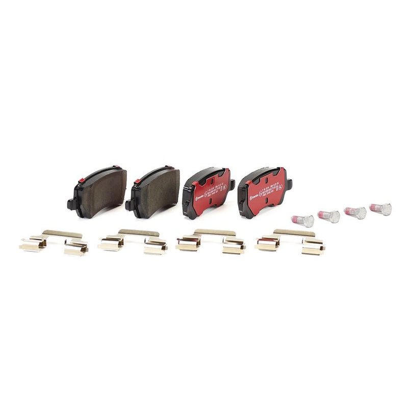 Brembo 4 x Rear Brake Pad Set fits Volvo S60 II 2010-2018 2.0 2.5 3.0