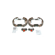 Bosch Brake Shoe Set Axle Kit fits Toyota Yaris/Vitz 2001-2005 1.4