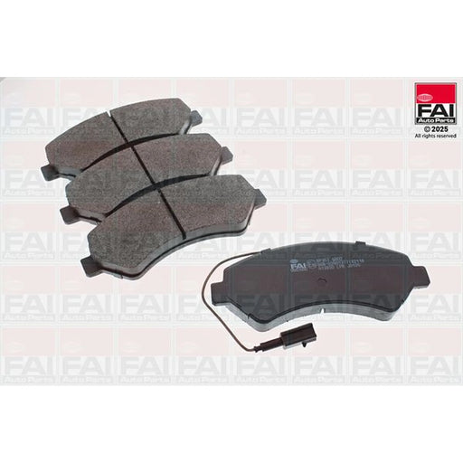 FAI Front Brake Pad Set fits Citroën Relay III 2006-2016 2.2 3.0
