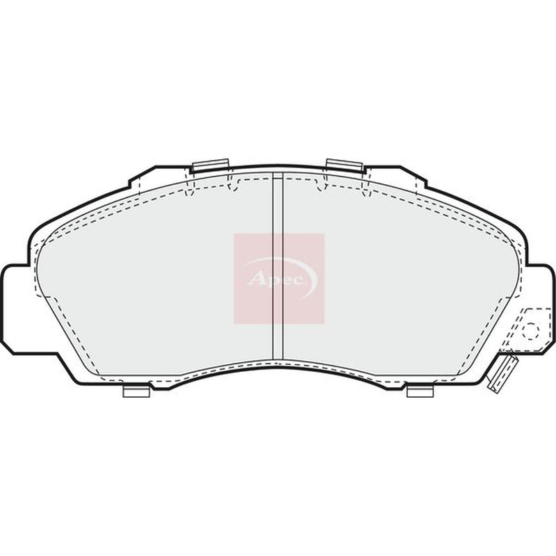 Apec Front Brake Pad Set fits Acura Legend 1988-1991 2.0