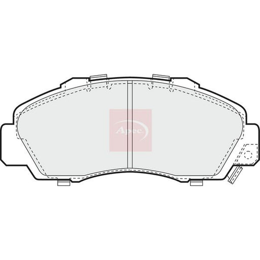 Apec Front Brake Pad Set fits Acura Legend 1988-1991 2.0