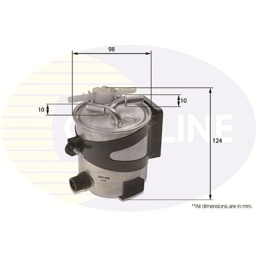 Comline Fuel Filter Element fits Renault Grand Scénic II 2004-2009 1.5 2.0