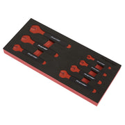 Premier Insulated Open-End Spanner Set with Tool Tray 7pc - VDE Approved Sealey Premier - Dynamic Drive