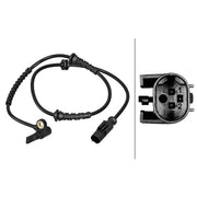 Hella ABS Wheel Speed Sensor Front fits Abarth Grande Punto 2007-2010 1.4