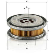 MANN-FILTER Power Steering Hydraulic Filter H 85