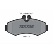 Textar Front Brake Pad Set 2302201