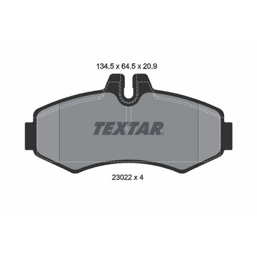 Textar Front Brake Pad Set 2302201