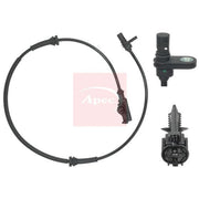 Apec ABS Wheel Speed Sensor Rear Left fits Mitsubishi Colt Czc VI 2006-2009 1.5
