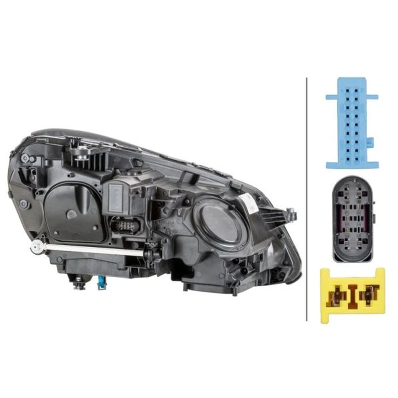 Hella Headlight Headlamp LED Left fits Mercedes-Benz E-Class 2009-2016