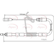 Apec Handbrake Cable Left Rear CAB1196