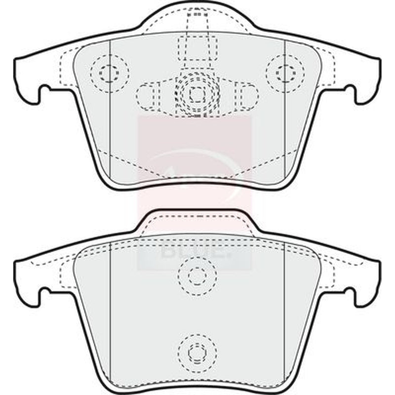 Apec Front & Rear Pads fits Volvo XC90 I 2002-2014 2.5 3.2