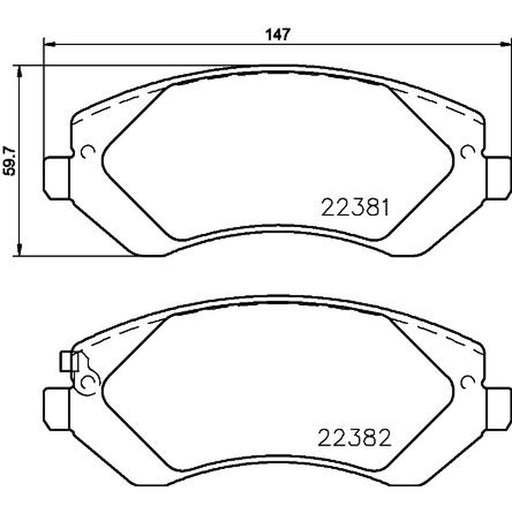 Mintex Brake Pad Set