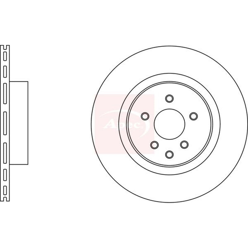 Apec Front Vented & Rear Vented Brake Discs & Pads fits Infiniti G 2007-2013
