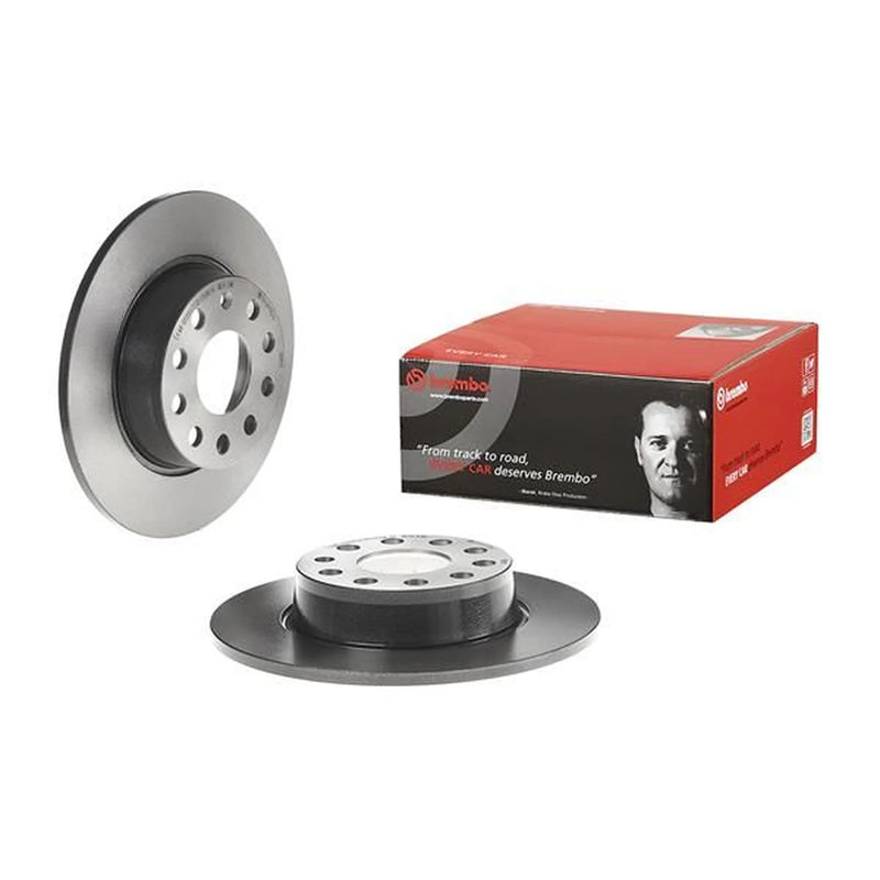 Brembo Rear Brake Solid Discs & Pads fits VW Passat B7 2011-2020 2.5