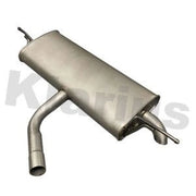 Klarius Box With Tail Pipe Rear fits Seat Leon 2013-2020 1.0 1.2