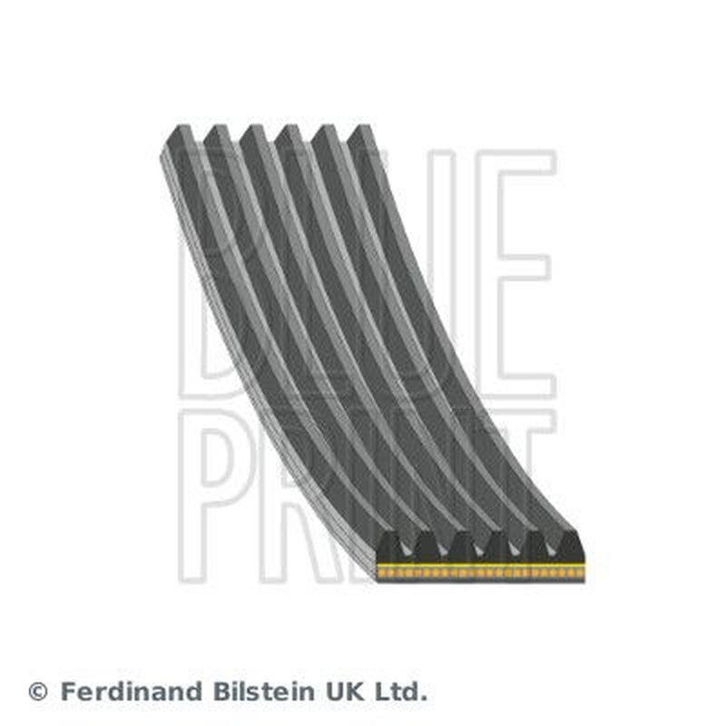 Blue Print Multi V-Ribbed Drive Belt fits Dacia Dokker 2012-2015 1.6