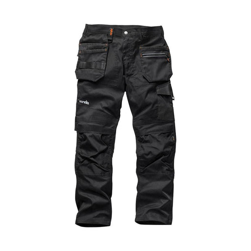 Scruffs Trade Flex Trousers Black 38R Scruffs - Dynamic Drive